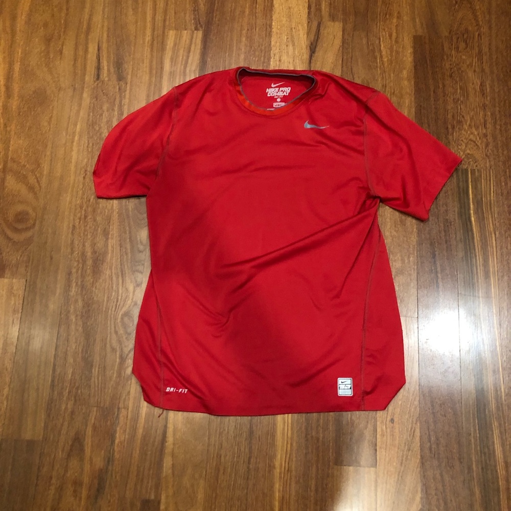Red Nike dri-fit